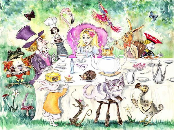 Osborne, Neale - Umelecká tlač Alice's Adventures in Wonderland by Lewis Carroll, (40 x 30 cm)