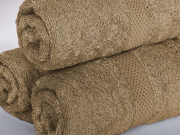 XPOSE® Froté uterák VERONA 3ks - kavový 30x50 cm