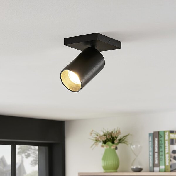Stropné Lampa Arcchio, Brinja, stmievateľné, Čierna, Chodba, Hliník, Moderný