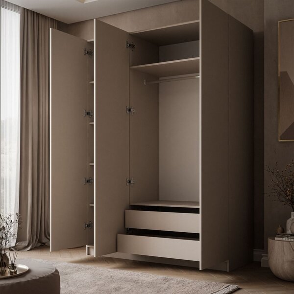 ŠATNÍKOVÁ SKRIŇA BLANCA 3D KAŠMÍR 150 cm