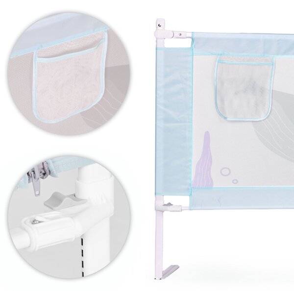ECOTOYS Bezpečnostná zábrana na posteľ 200 cm ECOTOYS