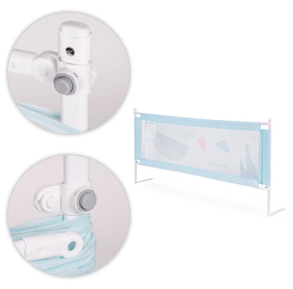 ECOTOYS Bezpečnostná zábrana na posteľ 200 cm ECOTOYS