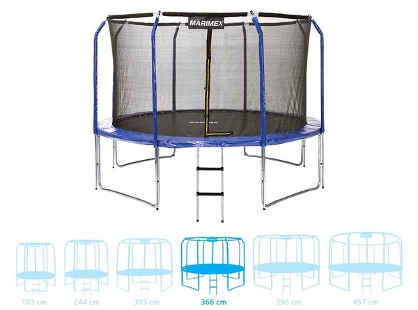 Marimex | Trampolína Marimex Standard 366 cm + vnútorná ochranná sieť + schodíky ZADARMO | 19000082
