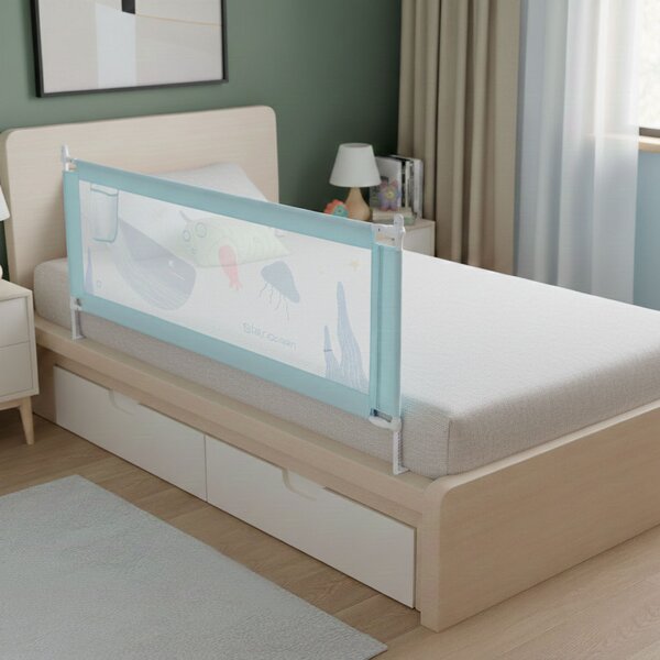 ECOTOYS Bezpečnostná zábrana na posteľ 200 cm ECOTOYS