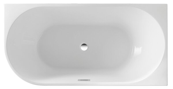 Aqualine Tibera, rohová stojaca vaňa, 160x75cm, biela, E1027