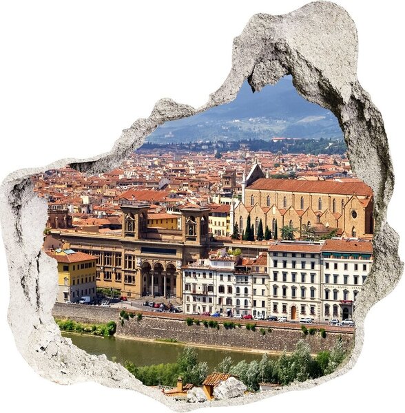 Nálepka 3D diera na stenu Florence italy nd-p-68837001