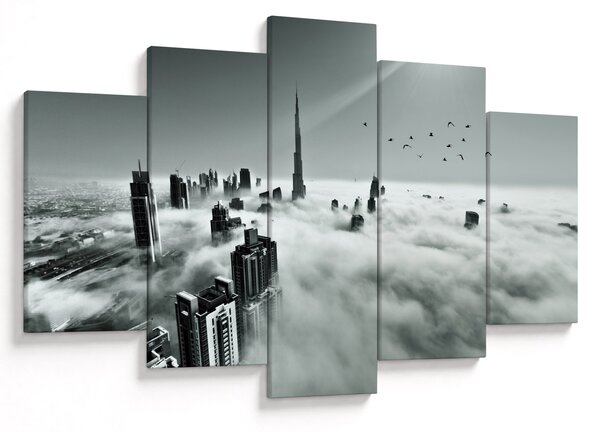 Obraz - Mrakodrapy v Dubai (150x105 cm)