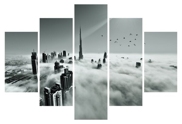 Obraz - Mrakodrapy v Dubai (150x105 cm)