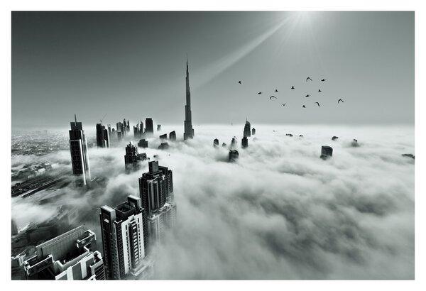 Obraz - Mrakodrapy v Dubai (90x60 cm)