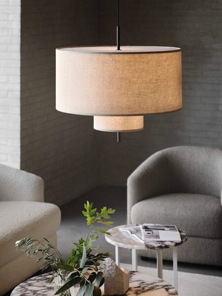 New Works Závesná lampa Margin Ø50, beige 21310