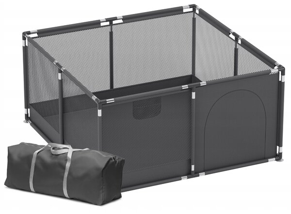 Ohrádka pre deti 130x130 Tuli Comfort Farba: sivá
