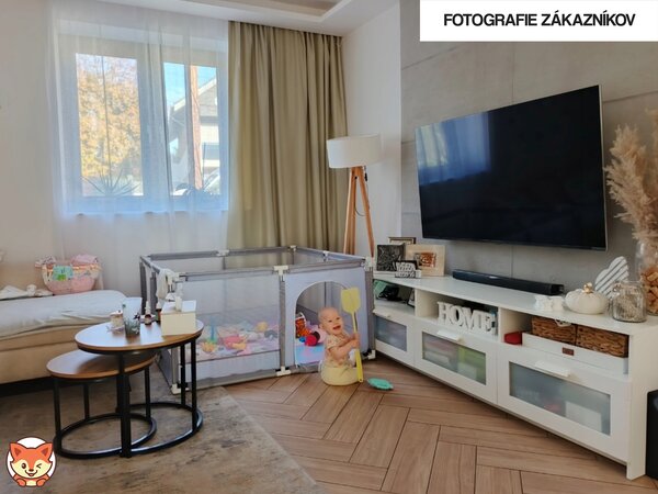 Ohrádka pre deti 130x130 Tuli Comfort Farba: sivá