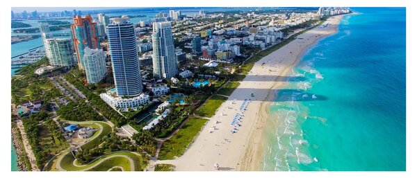 Obraz - Miami, Florida (120x50 cm)