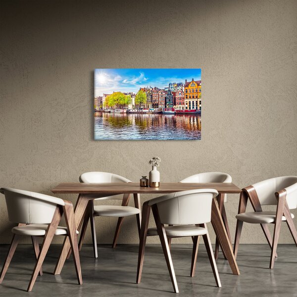 Obraz - Tancujúce domy, Amsterdam (90x60 cm)