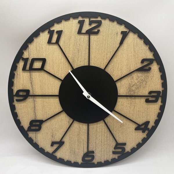 KMDESING | Drevené nástenné hodiny – ModoClock