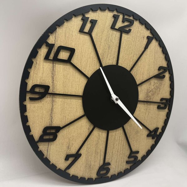 KMDESING | Drevené nástenné hodiny – ModoClock