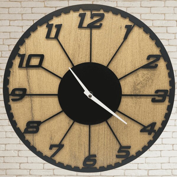 KMDESING | Drevené nástenné hodiny – ModoClock