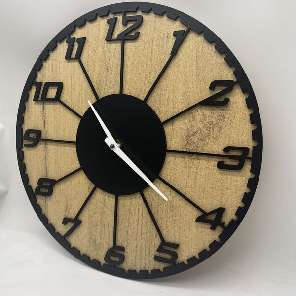 KMDESING | Drevené nástenné hodiny – ModoClock