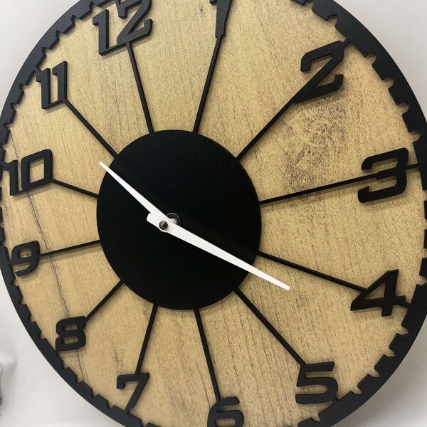 KMDESING | Drevené nástenné hodiny – ModoClock