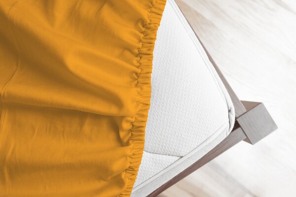Prestieradlo Žluto-oranžové JERSEY STANDARD Jersey 60/120/15