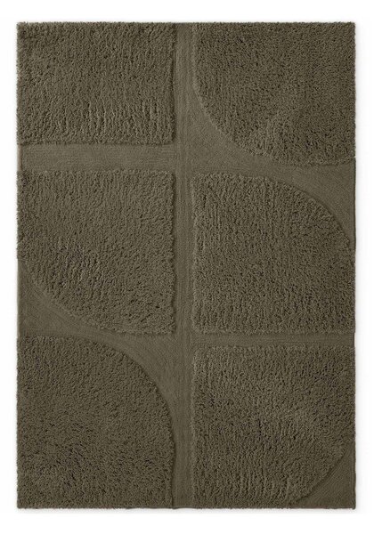 Kaki ručne tkaný koberec 120x180 cm Lambeth Jasper – Ted Baker