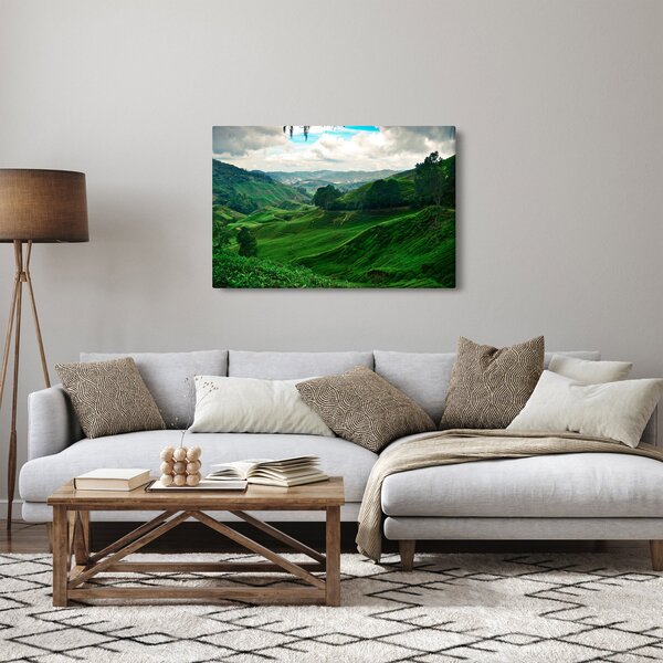 Obraz - Čajové plantáže v Malajzii (90x60 cm)