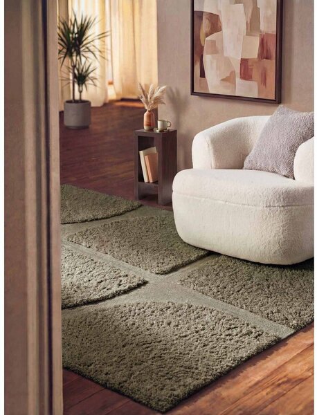 Kaki ručne tkaný koberec 120x180 cm Lambeth Jasper – Ted Baker