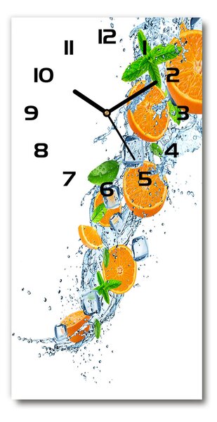 Moderné hodiny nástenné Pomaranče