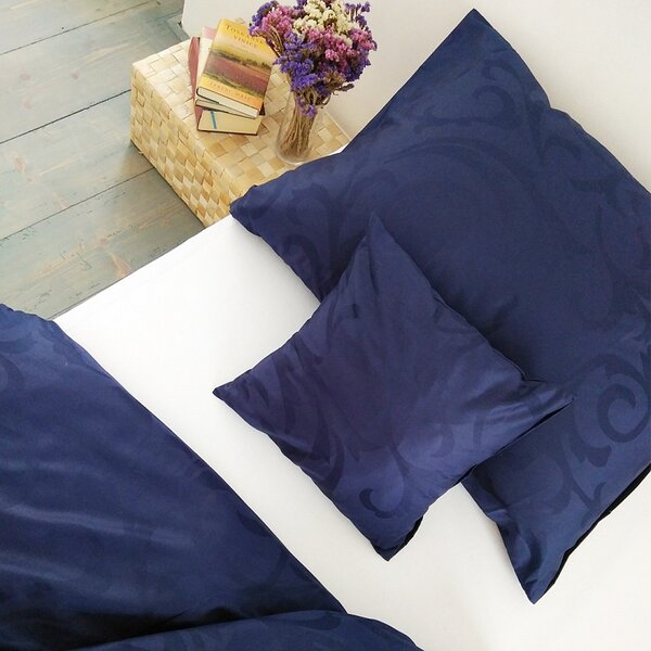 Obliečky Lolita navy modrá Damašek 1x 140/200, 1x 70/90