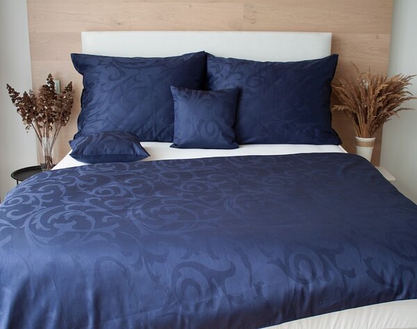 Obliečky Lolita navy modrá Damašek 1x 140/200, 1x 70/90
