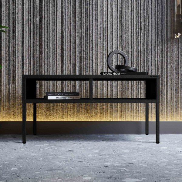 Konferenčný stolík MATTEO 900 x 450 x 450 mm, čierny