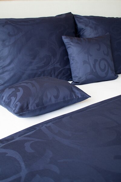 Obliečky Lolita navy modrá Damašek 1x 140/200, 1x 70/90