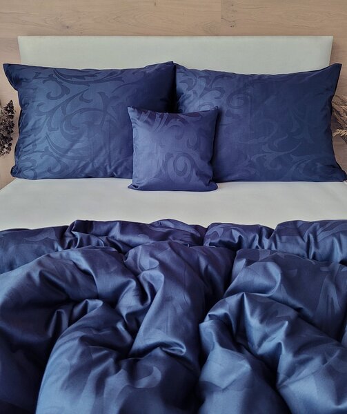 Obliečky Lolita navy modrá Damašek 1x 140/200, 1x 70/90
