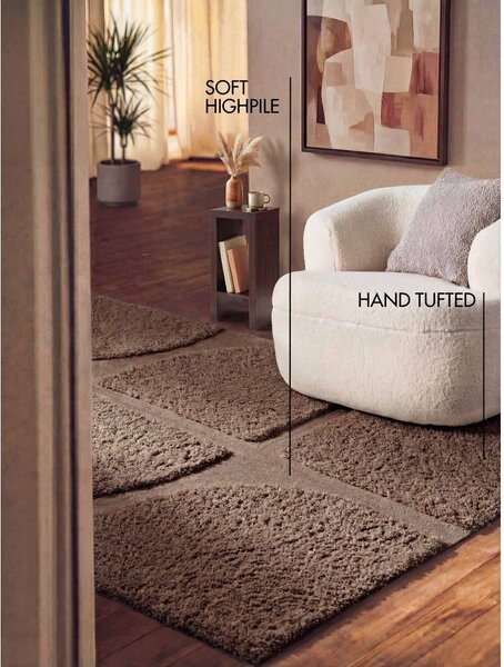 Hnedý ručne tkaný koberec 120x180 cm Lambeth Jasper – Ted Baker