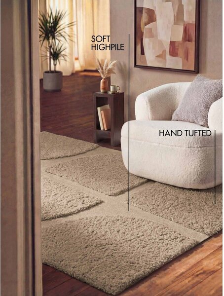 Béžový ručne tkaný koberec 160x230 cm Lambeth Jasper – Ted Baker