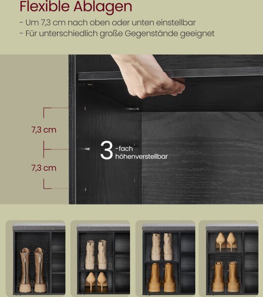 ​​Botník so sedením LHS010B07