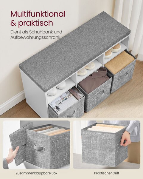 Botník so sedením LSB101W14