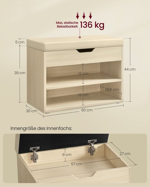 Botník so sedením LHS020K01