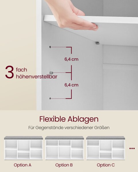 Botník so sedením LSB101W14