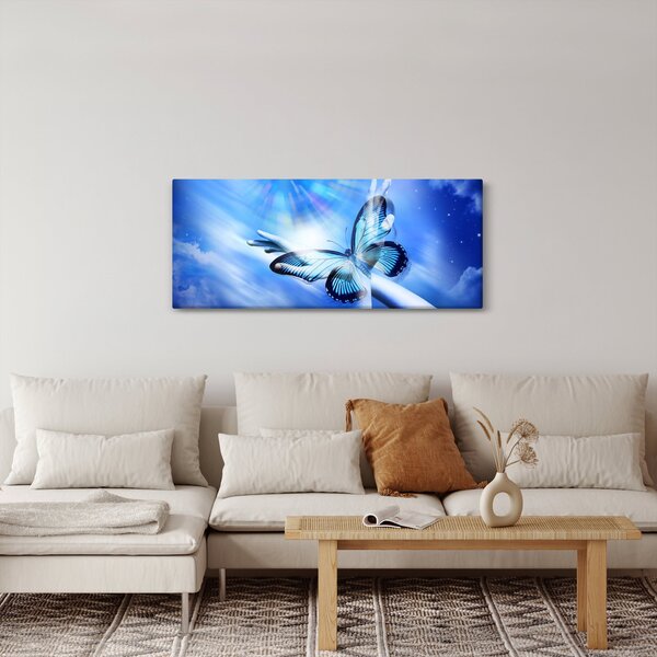 Obraz - Motýľ, symbol nádeje (120x50 cm)