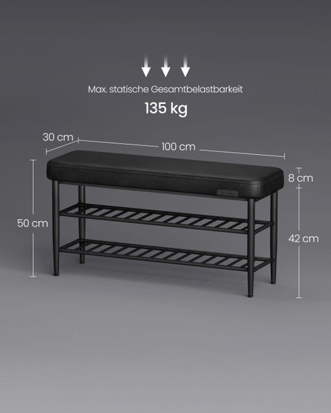 Polica na topánky so sedadlom LSB113B01