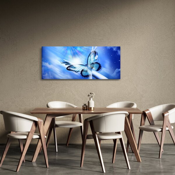 Obraz - Motýľ, symbol nádeje (120x50 cm)