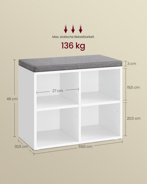Botník so sedením LHS234W01