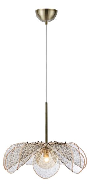 Markslöjd 109169 - Závesné svietidlo STYRKA na kábli 1xE27/40W/230V priemer 63 cm béžové