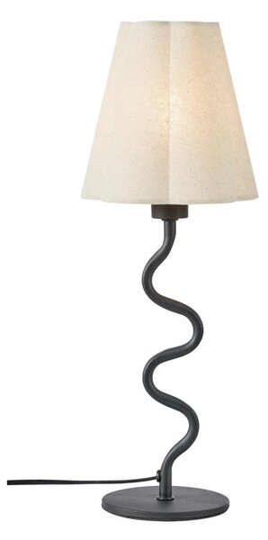 Markslöjd 109171 - Stolová lampa VEYA 1xE14/40W/230V ľan/čierna