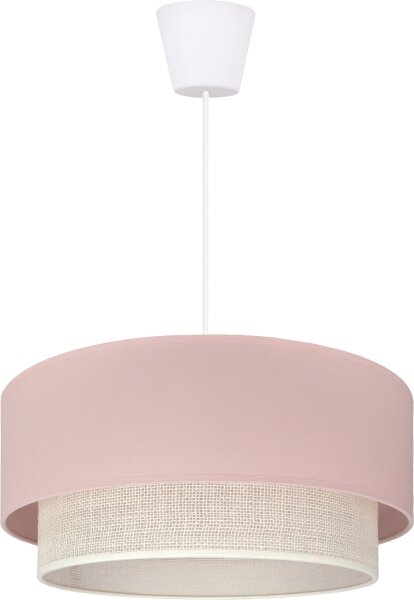 Brilagi - LED luster na lane BOHO BOBO 1xE27/60W/230V pr. 40 cm ružová/krémová