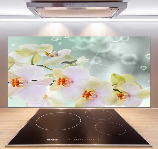 Panel do kuchyne Biela orchidea pl-pksh-120x60-f-91133337