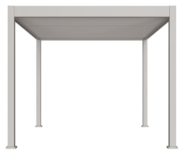 Ratanea Bioklimatická pergola POSITO 4x3m krémová - voľne stojaca dodanie: BEZ MONTÁŽE
