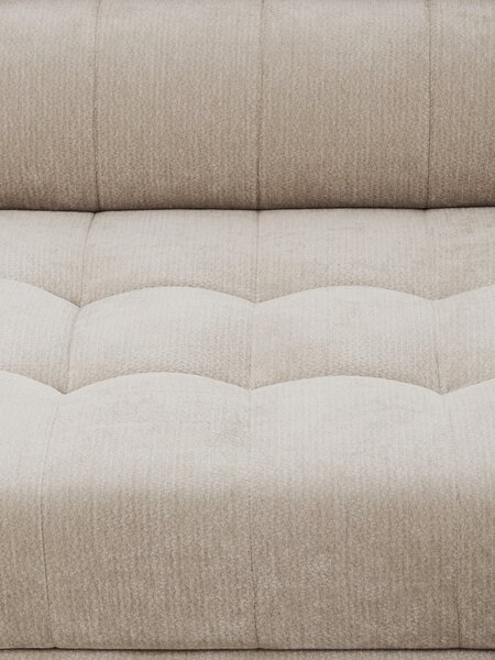 Sofa Nardo s funkciou spania - svetlý béžový šenil Vibe 06