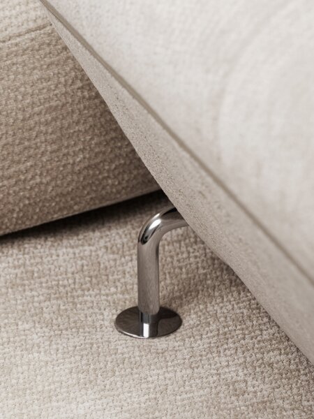 Sofa Nardo s funkciou spania - svetlý béžový šenil Vibe 06